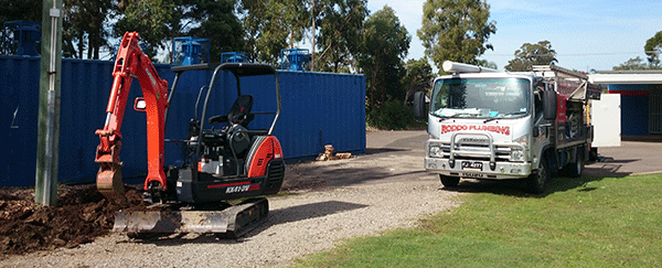 plumbing and excavations